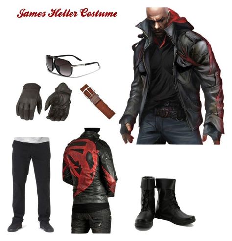 "Prototype 2 James Heller Video Gaming Costume" by moviesjacket ❤ liked on Polyvore featuring Heller and Harley-Davidson Prototype 2 James Heller, James Heller, Biker Halloween, White Halloween Costumes, Prototype 2, White Halloween, Video Gaming, Genuine Leather Jackets, Leather Jackets