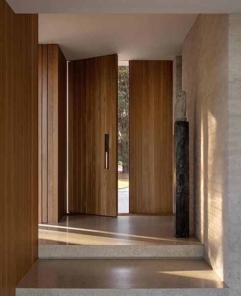 Modern Entry Doors, Interior Design Tools, Architecture Set, Modern Entry, Minimal Architecture, House Wallpaper, House Blend, Bespoke Lighting, Entrance Design