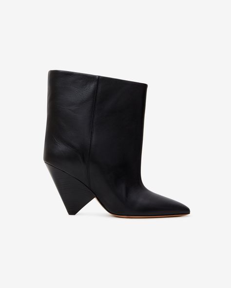 Women's Miyako Low Boots In Black | Isabel Marant US Low Boots, Biker Boots, Boots Ankle, Winter Sale, Isabel Marant, Heeled Boots, Calf Skin, Ankle Boots, Wedges