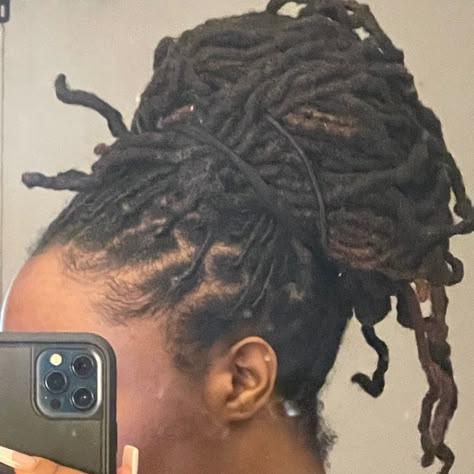 Long Fluffy Locs, Fuzzy Locs, Fluffy Locs, Feminine Locs, Loc Bun, Locs Journey, Loc Inspiration, Loc Hairstyles, Beautiful Locs