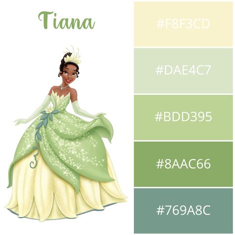 Sweet 15 Party Ideas Quinceanera Green, Princess Tiana Wedding Theme, Princess And The Frog Prom, Tiana Quince, Green Quinceanera Theme, Princess Tiana Dress, Tiana Wedding, Princess Tiana Birthday Party, Tiana Birthday Party