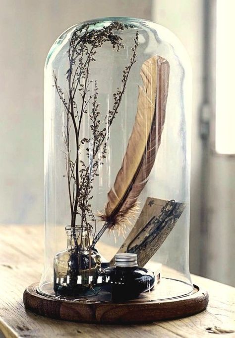 Do It Yourself Decoration, Cloche Decor, Glass Cloche, The Bell Jar, Glass Dome, Glass Domes, Home Fashion, Glass Jar, 인테리어 디자인