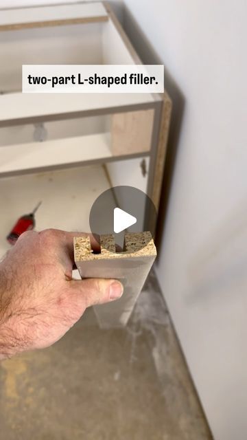 114K views · 3.9K likes | John “Danger” Stene on Instagram: "Fillers, a part of the kitchen that helps us get a tight fit against irregular walls.  This is by far the best way I’ve done fillers. It’s quick, simple, and accurate.  I cut these on my @shopsabre cnc using @frostcnctooling filler template for @mozaiksoftware   #cabinetinstall #cabinetmaker #cabinetshop" Gap In Kitchen Cabinets, Kitchen Cabinet Cut Out, Kitchen Cabinet Filler Ideas, Filler Cabinet Ideas, Cabinet Gap Ideas, Cnc Kitchen Cabinets, Kitchen Cabinet Gap Filler Ideas, Cabinet Filler Ideas, Cabinet Gap Filler