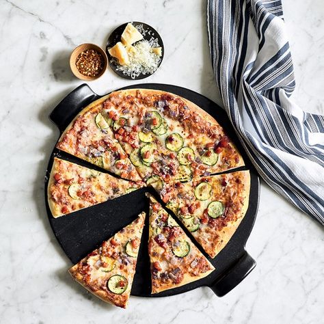 Pizza Tools: Pizza Stones & Peels | Williams Sonoma Pizza Date, Pizza Tools, Pizza Wheel, Emile Henry, Large Pizza, Smash Burger, Pizza Stone, Best Dad Gifts, Baking Set