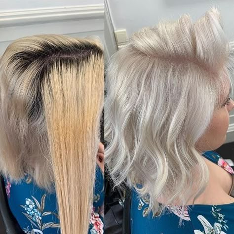 Toning Bleached Hair, Nordic Blonde, Box Hair Dye, Toner For Blonde Hair, Blonde Toner, Box Dye, Icy Blonde Hair, Bleaching Your Hair, Hair Color Options