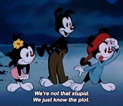 Fourth Wall Break, Animaniacs Yakko, Animaniacs Characters, Warner Siblings, Yakko Warner, Breaking The 4th Wall, Breaking The Fourth Wall, Fourth Wall, Cartoon Gifs