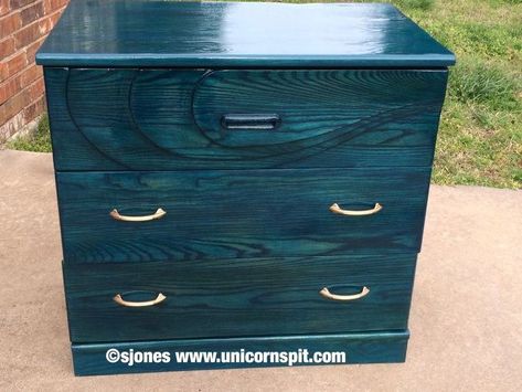 beat up to beauty with unicorn spit spitchallenge creativejuice, how to, painted furniture Chalk Paint Makeover, Restoration Hardware Inspired, Laminate Furniture, Unicorn Spit, Diy Dresser Makeover, Easy A, Dresser Makeover, Old Dressers, Gel Stain