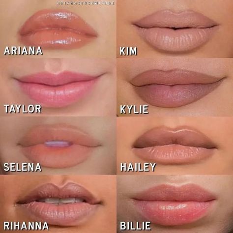 The Power Of Friendship 💖 on Instagram: "nude lips🦩 Comment ur ❤️ favourite one? - credits : @arianastuckwithme 💗 • • • • • •" Lip Types, Chanel Top, Nude Lips, Replica Designer Handbags, Face Yoga, Handbags And Purses, Dior Handbags, Chloe Bag, Replica Handbags