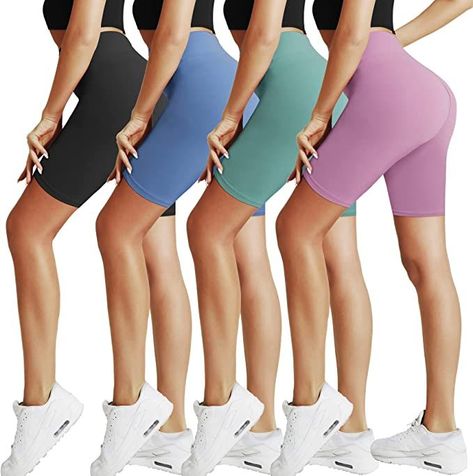 8" High Waist Tummy Control Workout Yoga Running Compression Exercise Shorts Running Yoga Pants, Womens Athletic Shorts, Workout Tops For Women, Workout Crop Top, Yoga Tank Tops, Black Tie Dye, Shorts Pants, Cycling Shorts, Yoga Shorts