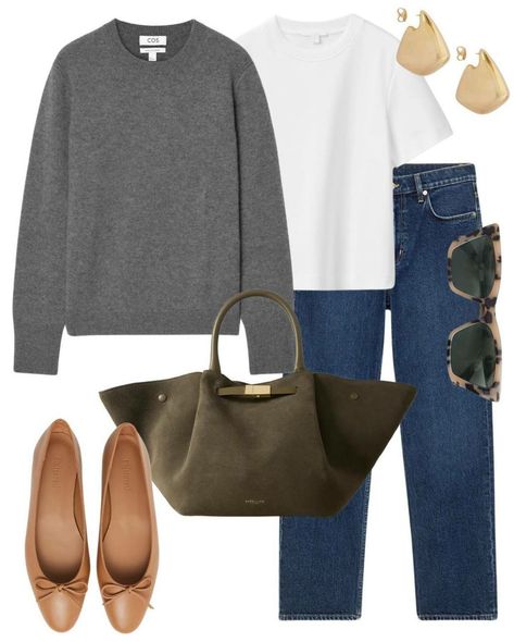 Nude Ballet Flats Outfit, Nude Ballet Flats, Ballet Flats Outfit, Flats Outfit, Tres Chic, Work Outfit, Ballet Flats, Outfit Inspirations, Loafers