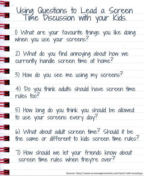 How to talk to your kids about screen time rules - Habyts No Screen Time Until, Kids Social Media, Screen Time Rules, Family Conversation, List Of Questions, Trust Your Gut, Parenting Tools, Mindful Parenting, Academic Success