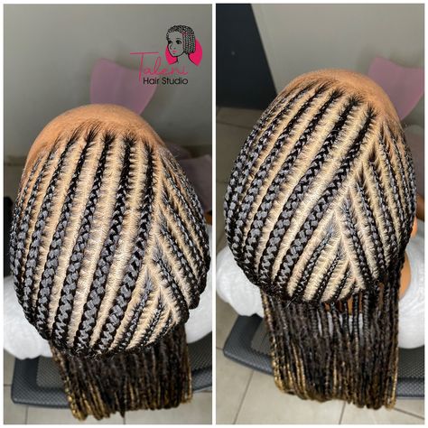 Push Back Braids, Pushback Cornrows, Push Back Cornrows, Braids To The Back, Back Braid, Feed In Braids Hairstyles, Quick Braided Hairstyles, Feed In Braid, Braids Hairstyles