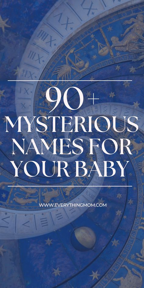 Are you searching for a name that resonates with mystery and charm? Look no further! Our list of 92 mysterious names for your baby is designed to unlock the magic within. These enchanting names evoke images of fairytales and legends, providing unique options for your little one. Whether you prefer a name with a deep historical significance or one that whispers adventure, these mysterious baby names will inspire your imagination. Check them out and find the name that feels just right! Mysterious Names, Mystic Names, Mystical Names, Strong Baby Names, Meaningful Baby Names, Baby Names, The Magic, Fairy Tales, Feelings