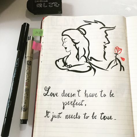 Beauty And The Beast Journal, 2025 Bujo, Bujo Trackers, Disney Sketchbook, Start Journaling, Bullet Journal Quotes, Creating A Bullet Journal, Ghost In The Machine, Bullet Planner