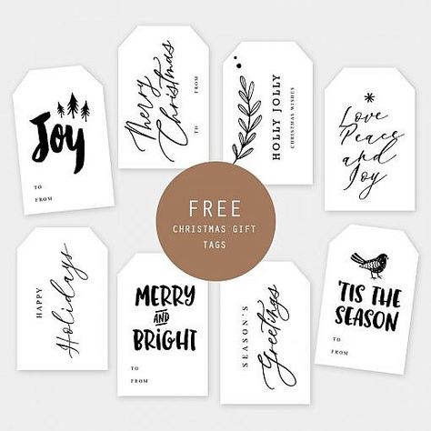 Free Christmas Tags, Free Printable Christmas Gift Tags, Christmas Gift Tags Free, Holiday Gift Tags Printable, Xmas Gift Tags, Merry Christmas Gift Tags, Xmas Tags, Christmas Tags Printable, Free Printable Tags