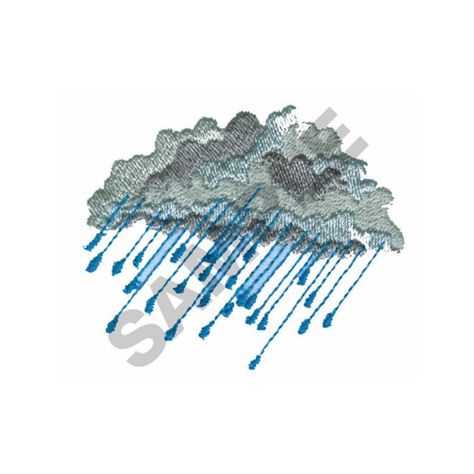 Storm Clouds, Landscape Illustration, Modern Embroidery, Free Machine Embroidery, Machine Embroidery Design, Sewing Clothes, Fabric Scraps, Design Store, Embroidery Machine