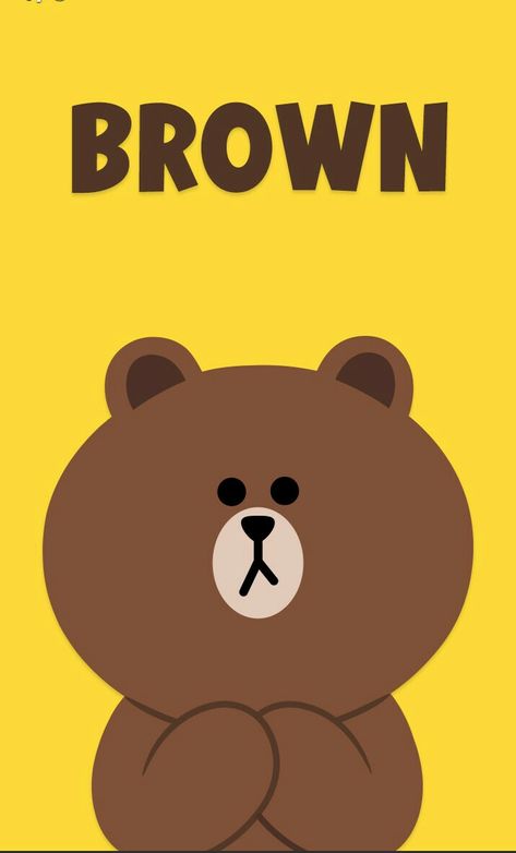 Line Friends Wallpaper, Line Brown Bear, Line Cartoon, Rilakkuma Wallpaper, Brown And Cony, Line Wallpaper, Cute Phone Wallpapers, Brown And Friends, We Bare Bears Wallpapers