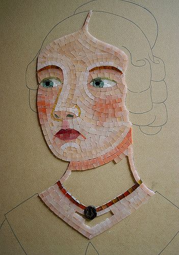 Tile Stained, Mosaic Portrait, Mosaic Art Projects, Mosaic Tile Art, Art Studio At Home, Emily Bronte, Creative Hub, Mosaic Ideas, The Writer