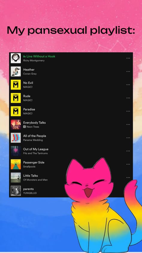 My Pansexual Playlist>>> Pan Bingo, Cute Pansexual Art, Pansexual Aesthetic, Pansexual Pride Day, Pansexual Flag, Lgbtq Quotes, Lgbt Humor, Pride Day, Lgbtq Funny