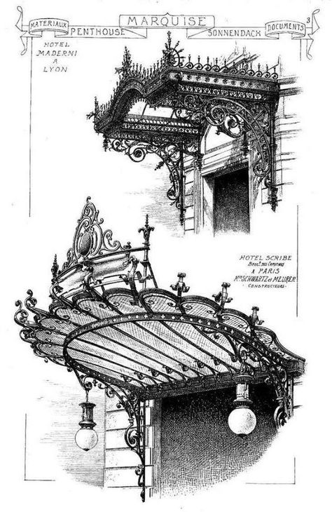 Art Nouveau Arquitectura, Architecture Decoration, Nouveau Architecture, Istoria Artei, Art Nouveau Architecture, Classic Architecture, Paris Art, Pergola Designs, Classical Architecture