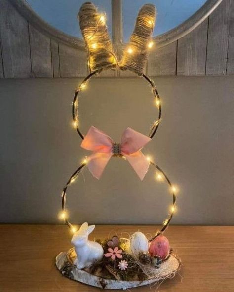 50+ Super Easy DIY Easter Centerpiece Ideas | HubPages Easter Centerpieces Diy, Easter Craft Decorations, Easter Garland, Easy Easter Crafts, Easter Bunny Crafts, Easter Decorations Vintage, Easter Bunny Decorations, Easter Decorations Christian, Easter Crafts Diy