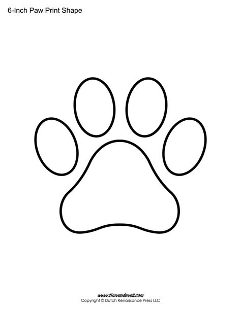 Paw Print Template Shapes | Blank ... Paw Print Template, Paw Pumpkin, Paw Template, Paw Print Clip Art, Paw Stencil, Bone Drawing, Coloring Template, Pumpkin Paint, Paw Print Art