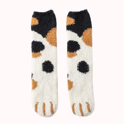 ACCESS-Plush Kitten Bean Socks_edited Dr Pajamas, Claw Noir, Cute Objects, Paws Socks, Sports Socks Women, Emo Fits, Korean Life, Fleece Socks, Only Friends