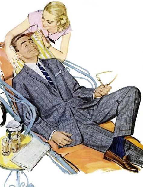 The 1955 ‘Good House Wife’s Guide’ Explains How Wives Should Treat Their Husbands | Page 6 of 6 | DoYouRemember? Roger Wilkerson, Stepford Wife, Vintage Housewife, Happy Housewife, House Wife, Retro Housewife, Vintage Couples, Domestic Goddess, Vintage Romance