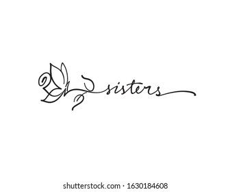 Sister Symbol Tattoos, Sister Symbols, Sister Tat, Small Sister Tattoos, Sister Tattoo Designs, Sisters Tattoo, Small Matching Tattoos, Face Stencils, Cursive Tattoos