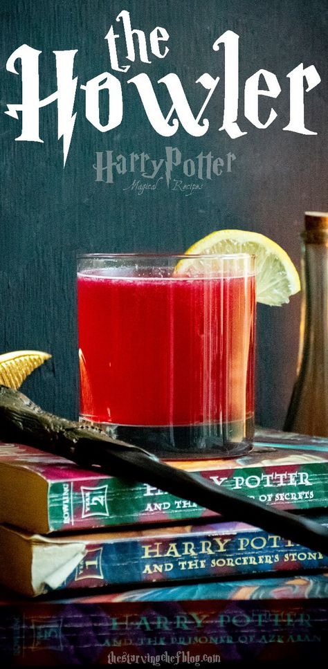 Harry Potter Party Drinks, Party Drinks Nonalcoholic, Howler Harry Potter, Alcoholic Drink Ideas, Harry Potter Feast, Harry Potter Dinner, Harry Potter Cocktails, Hot Butterbeer, Harry Potter Drinks