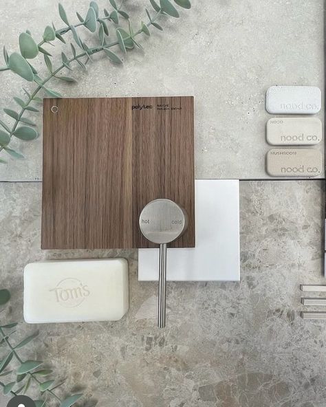 Neutral Bathroom Mood Board, Bathroom Colour Palettes, Bathroom Material Board, Neutral Bathroom Ideas Earth Tones, Bathroom Neutral Colors, Bathroom Mood Board, Light Grey Bathrooms, Bathroom Color Palette, Being Boring