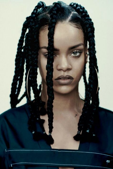 Hairstyles Theme, Rihanna Hairstyles, Blonde Box Braids, Short Box Braids, Long Box Braids, Jumbo Braids, Box Braids Styling, Cool Braids, Braided Hairstyles Tutorials