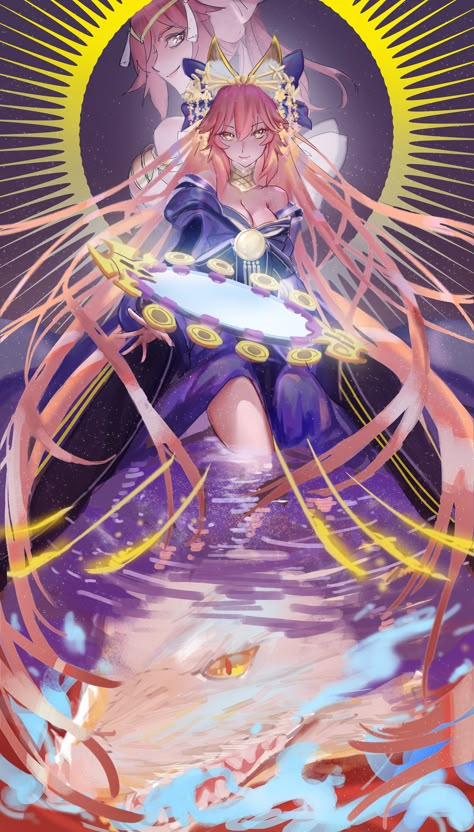 Fate Grand Order Tamamo, Tamamo No Mae Fate, Fate Tamamo, Tamamo No Mae, Fate Art, Fate Characters, Fate Stay Night Series, Fate Servants, Fate Stay Night Anime