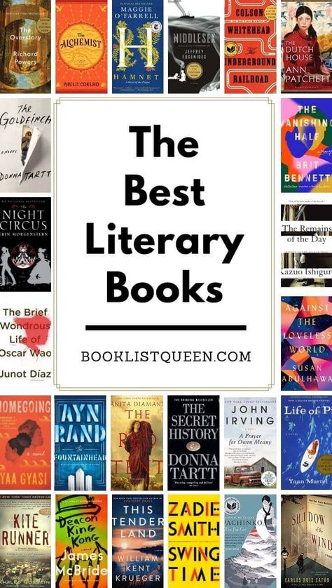 Attention, literary fiction lovers! Be prepared to be swept away with these gorgeous literary books that need to go on your to-read list immediately. From the best literary books of all time to the top literary fiction 2021, you'll find plenty of amazing literary fiction novels to read this year. literary books | literary fiction | literary books 2021 | best literary books of all time | classic literature | epic literary fiction | recent literary books Classic Fiction Books, Literature To Read, Top Classic Books To Read, Best Fiction Novels, Best Literary Fiction Novels, Best Fiction Books Of All Time, College Literature Book Lists, Must Read Books For Literature Students, Modern Literature Novels