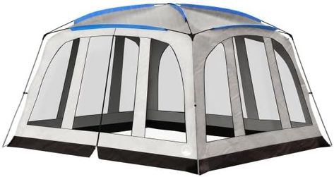 14 x 12 Pop Up Shelter with Mosquito and UV Protection for Camping or Backyard – Screen House by Wakeman Outdoors Screen Tent, Canopy Tent Outdoor, Outdoor Canopy, Gazebo Tent, Screen House, Wedding Canopy, Garden Canopy, Pop Up Canopy Tent, Mesh Screen