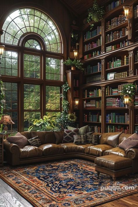 Public Library Ideas, Elegant Library, Space Library, Library Tables, Home Library Ideas, Dream Home Library, Cozy Home Library, Unique Library, Community Spaces