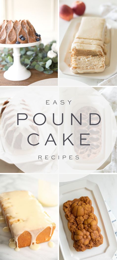 Looking for Pound Cake Recipes? Pound Cake is one of the most delicious and beautiful treats to serve to friends and family. It’s moist, decadent, and so easy to make. This guide will answer all of your questions about making Easy Pound Cake Recipes, plus I’m giving you the Best Pound Cake Recipes to inspire you! Pound Cake Decoration Ideas, Pound Cake Dessert Ideas, Easy Pound Cake Recipes, Christmas Pound Cake, The Best Pound Cake, Best Pound Cake, Bakery Goodies, Traditional Easter Desserts, Best Pound Cake Recipe