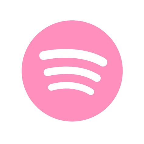 pink icons by yowasabi Pink Icons Spotify, Macbook App Icons, Macbook Aesthetic Stickers, Custom Icons Iphone, Spotify Icon Aesthetic, Pink Spotify Icon, Pink Icons For Apps, Pc Icon, Pink Icon App