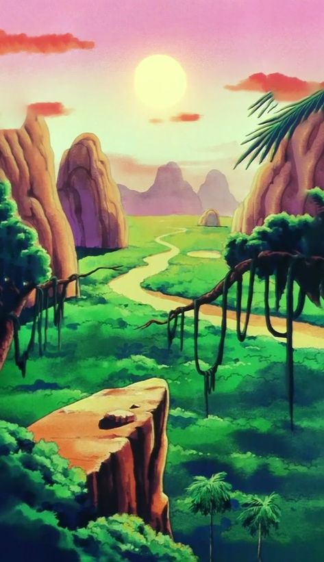 Dragon Ball Landscape, Wall Street Art, Fantasy World, Dragon Ball Super, Dragon Ball Z, Dragon Ball, Google Images, Street Art, Media