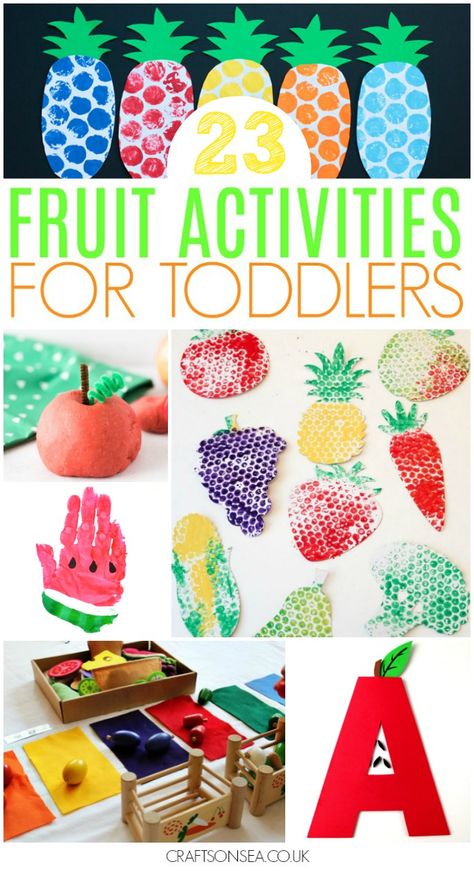 Looking for fun fruit activities for toddlers? Look no further as we have all the ideas you need with cute crafts, scissor skill activities, art projects, games, sensory play and tons more inspiration. #kidsactivities #kidscraft #preschool #toddler Fruit Activities For Toddlers, Fruit Activities, Vegetable Crafts, Fruit Crafts, Happy Hooligans, Preschool Art Projects, Fun Fruit, Nutrition Activities, Food Activities