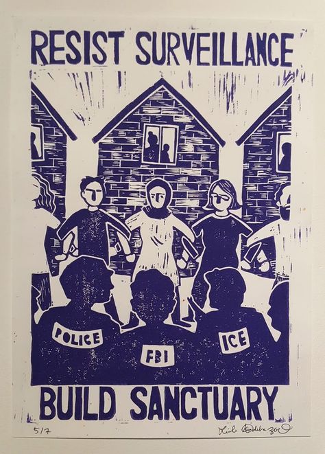 Leftist Aesthetic Poster, Protest Printmaking, Activist Poster Design, Abolition Art, Social Commentary Art Ideas, Anticapitalist Art, Anti Capitalist Art, Abolitionist Art, Punk Activism