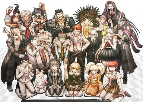 Mahiru And Hiyoko, Danganronpa Anniversary, Danganronpa Official Art, Danganronpa The Animation, Mahiru Koizumi, Leon Kuwata, Chihiro Fujisaki, Danganronpa Thh, Gundham Tanaka