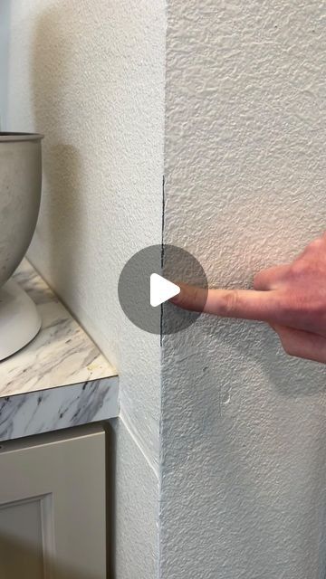 Staining Oak Cabinets, Drywall Corners, How To Patch Drywall, Cracked Wall, Pantry Remodel, Drywall Repair, Diy Crafts Life Hacks, Laundry Room Remodel, Home Decor Hooks