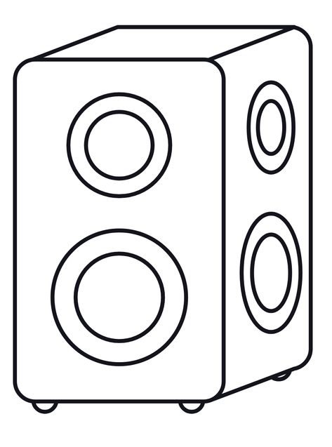 Speaker - Lol Coloring Pages Speaker Drawing, Drawing Coloring Pages, Lol Coloring Pages, Lol Coloring, Math Activities, To Draw, Coloring Pages, Speaker, How Are You Feeling