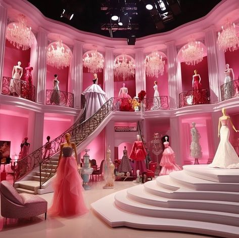 Costume Dreamland (@costumedreamland) • Instagram photos and videos Costume Workshop, Pink Beauty Room, Mcbling Aesthetic, Boutique Aesthetic, Barbie Closet, Rich Gifts, Pink Goddess, Dream House Aesthetic, Loft Style Bedroom