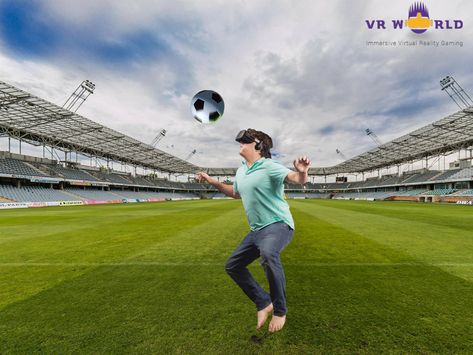 At #VRWorld, football fever has caught on, all thanks to our #VR game #SoccerHead. It’s a head-butting, adrenaline-pumping, and fun-filled soccer fest. Play now. Football Fever, Vr Games, Soccer Games, Football Games, Soccer Field, Soccer, Football, American Football