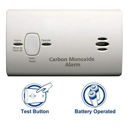 Carbon Monoxide Detector, Carbon Monoxide, Reset Button, Battery Indicator, Low Battery, Green Led, Home Safety, General Electric, Fire Safety