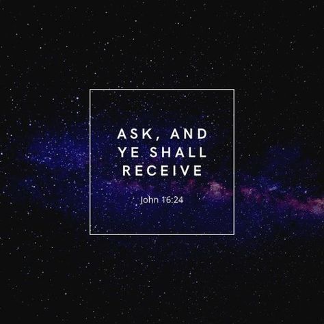 Jesus said, “Whatsoever ye shall ask the Father in my name, he will give it you. ... Ask, and ye shall receive, that your joy may be full” (John 16:23-24). lds.org/scriptures/nt/john/16.24#p23 Learn more of the teachings of #JesusChrist facebook.com/173301249409767. Enjoy more from the #HolyBible facebook.com/212128295484505. #ShareGoodness, and #passiton Ask And You Shall Receive, Ask And Ye Shall Receive, Ezekiel 7:19, Ezekiel 11:19, John 16 24, Ezekiel 47:12, Anthony Robbins, Love You All, I Feel Good