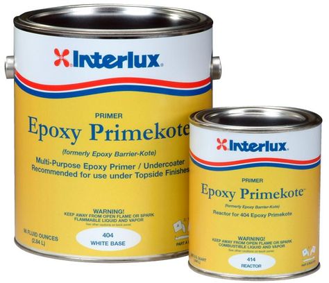 Interlux Epoxy Primekote - Marine Outfitters - Ontario Canada Teak Decor, Boat Paint, Clear Epoxy, Enamels, Painting Supplies, Painting Projects, Paint, White