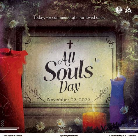 All Saints Day Pubmat, All Souls Day Pubmat, All Souls Day Poster, Pubmat Inspiration, School Pubmat, Gfx Ideas, Souls Day, Performance Tasks, Creative School Project Ideas